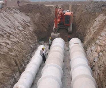 水泥排水管管道施工安装
