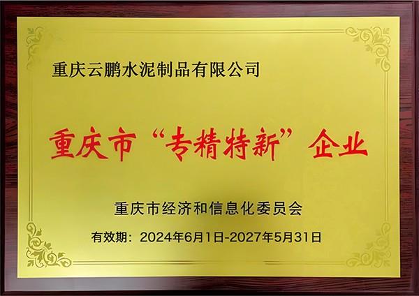 专精特新铜牌